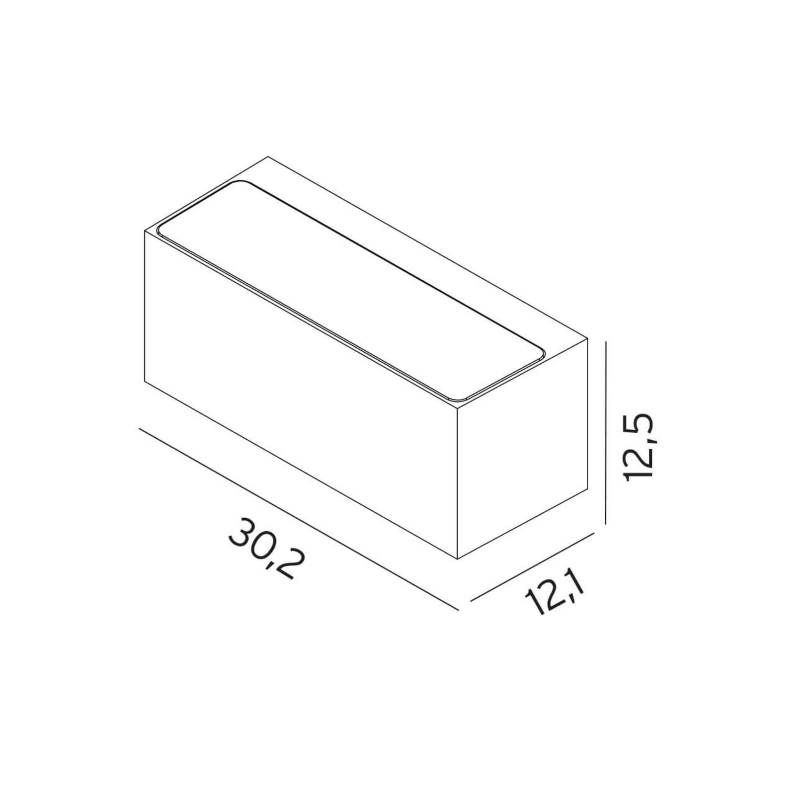 Asker Big Up/Down LED Aplica de Exterior Graphite - Norlys