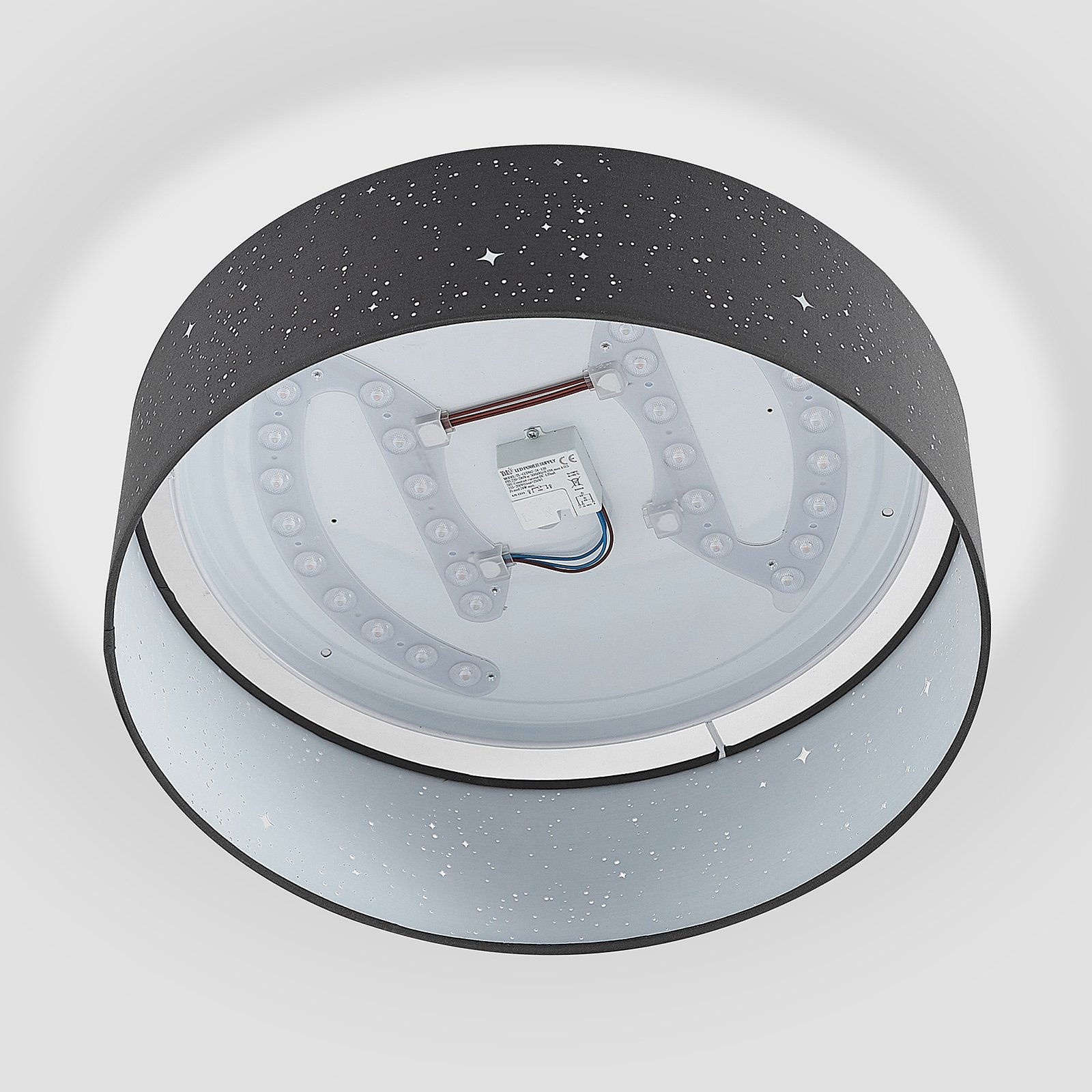 Ellamina LED Lámpara de Techo Ø40 Dark Grey - Lindby