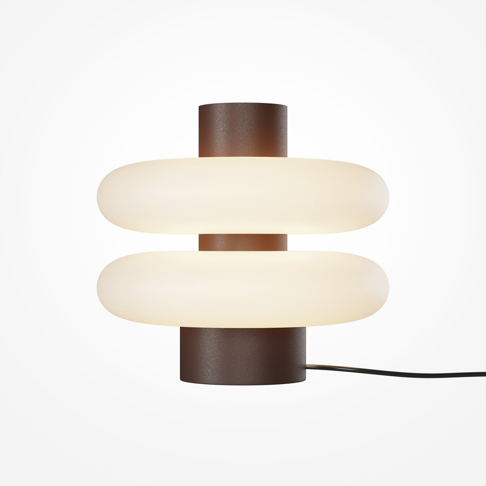 LED stalo lempa „Nuvem“, ruda, opalinis stiklas, aukštis 15 cm, reguliatorius LED stalo lempa „Nuvem“, ruda, opalinis stiklas, aukštis 15 cm, reguliatorius