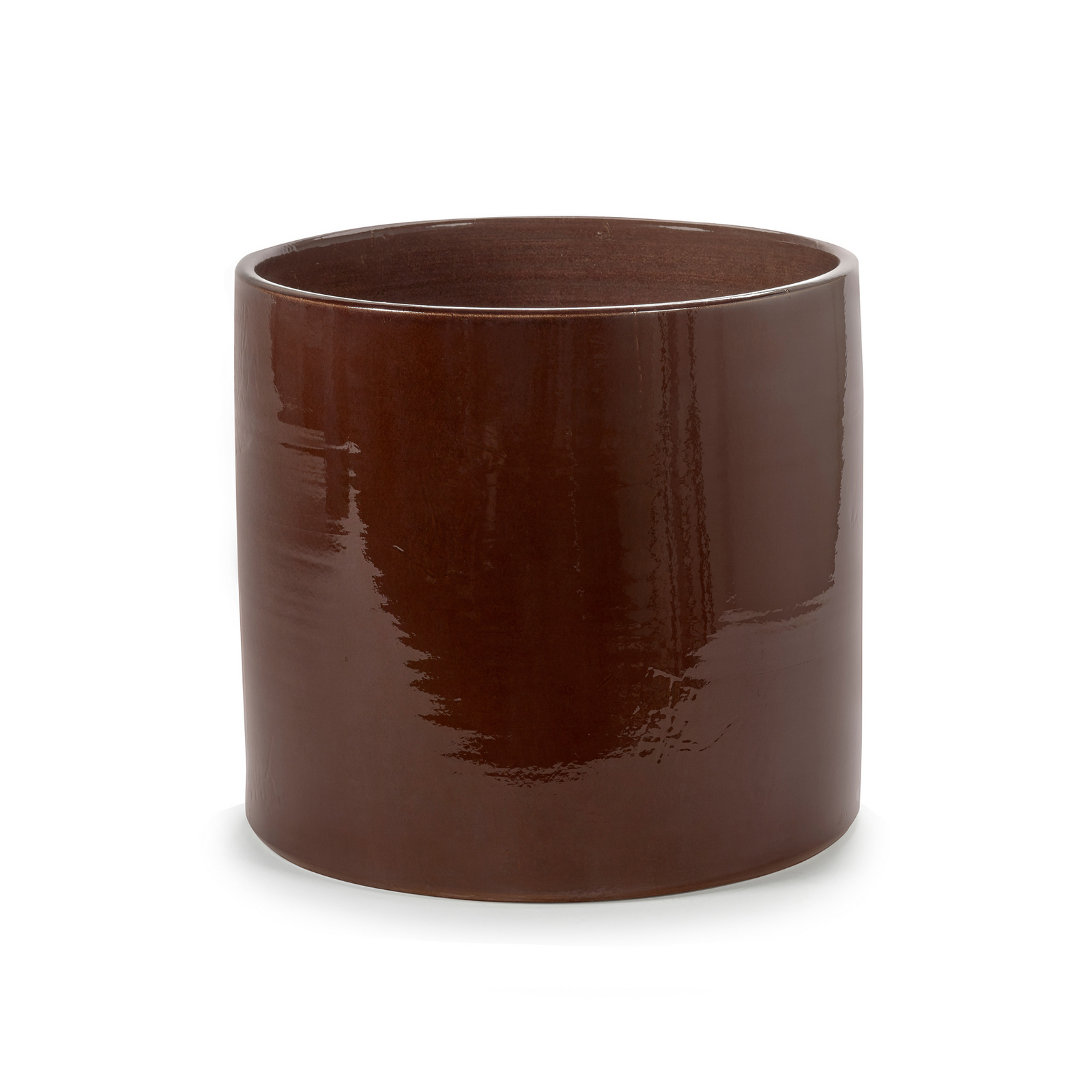 FLOWER POT 04 M BROWN VASO blomsterpotte, terrakotta, højde 41 cm, Ø 45 cm –