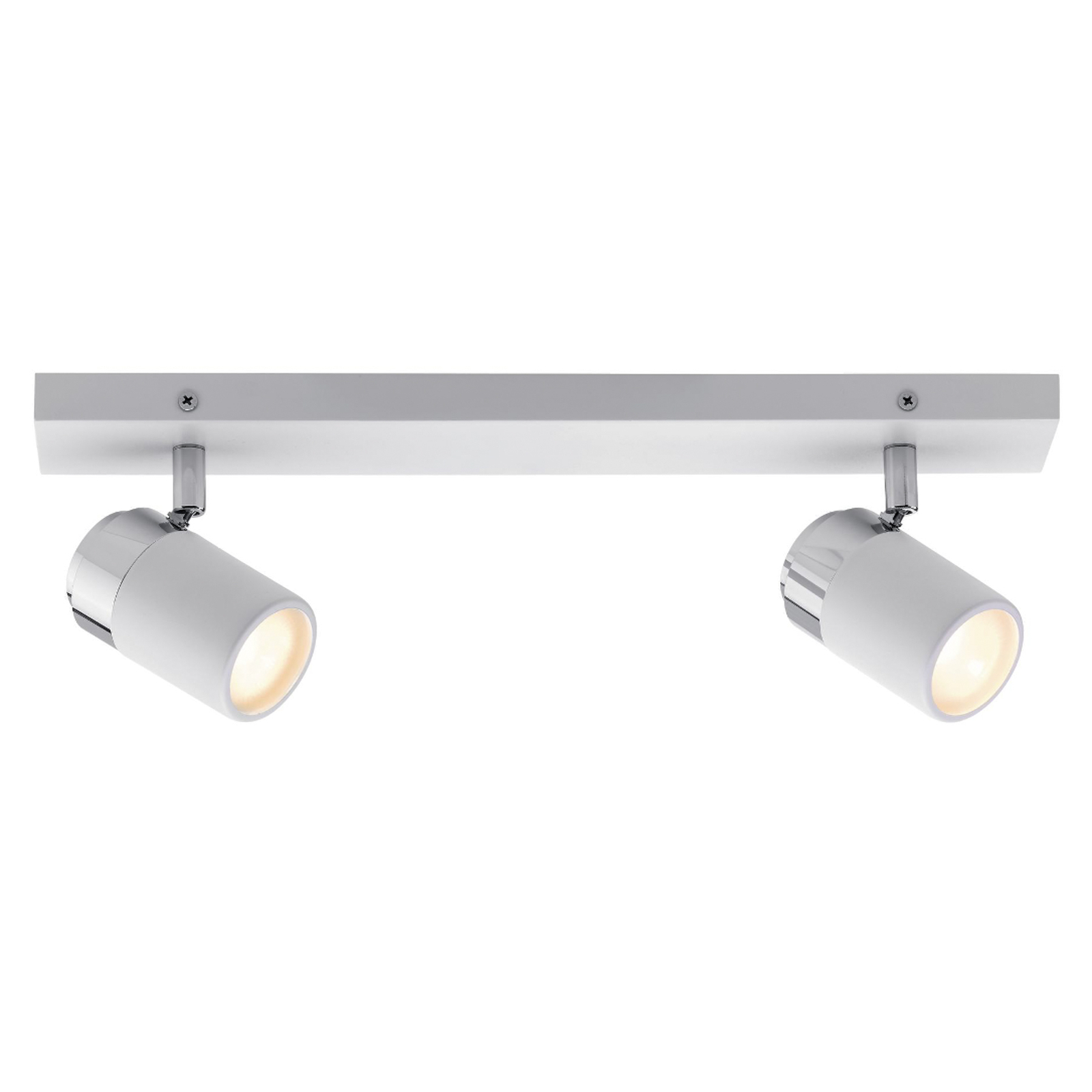 Paulmann Zyli spot plafond blanc/chrome, 2 lampes