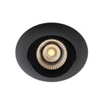 SLC One 360° LED cu lumină de încastrare cu LED-uri de culoare neagră, de