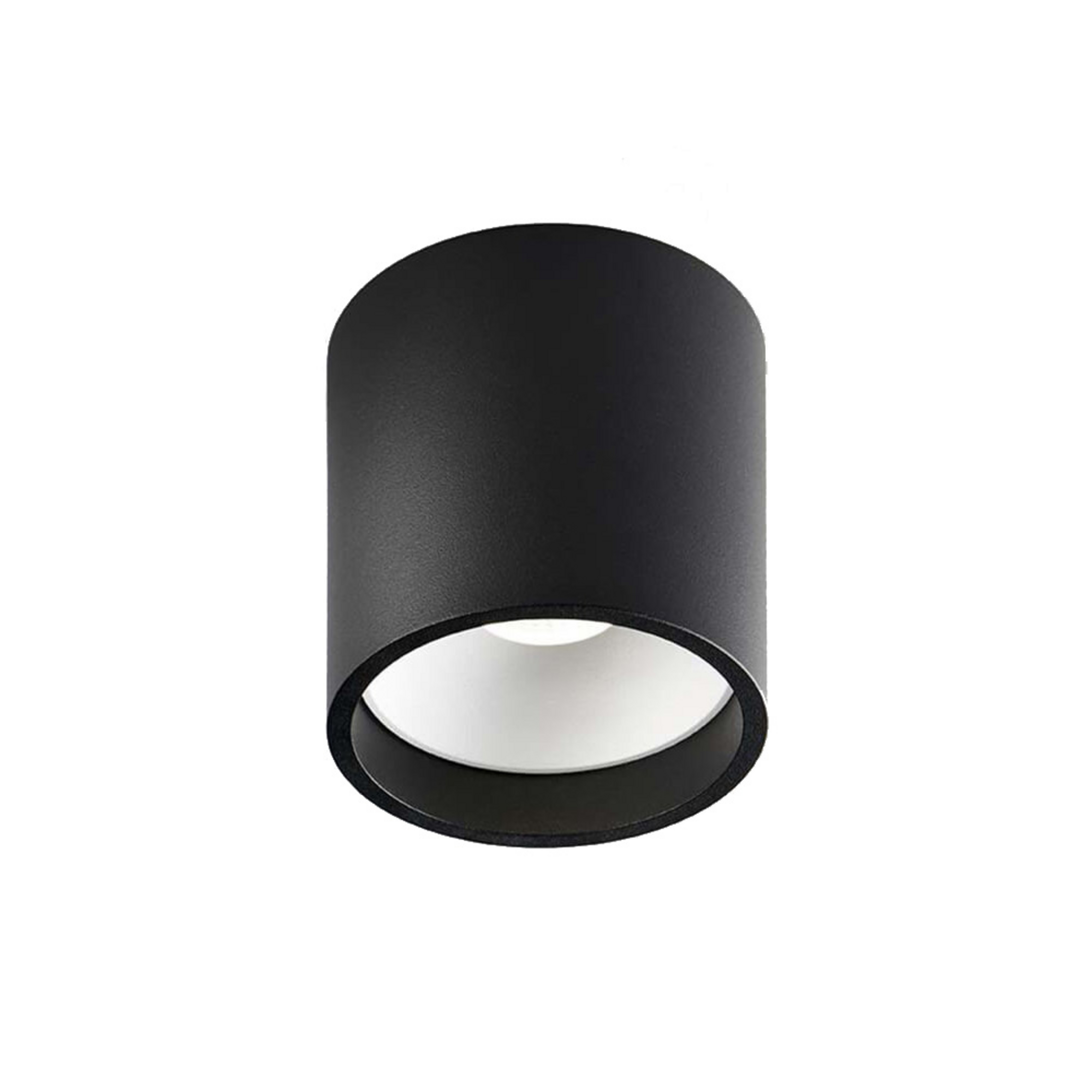 Solo 2 Round Deckenlampe, schwarz/weiß, dim. - LIGHT-POINT