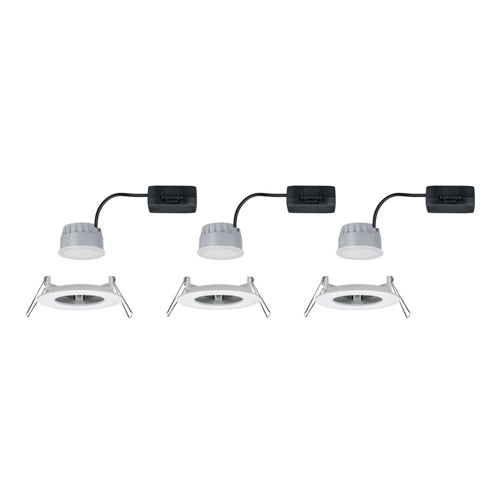Paulmann LED-Einbauspot Nova Coin 3er rund 3-Step-dim