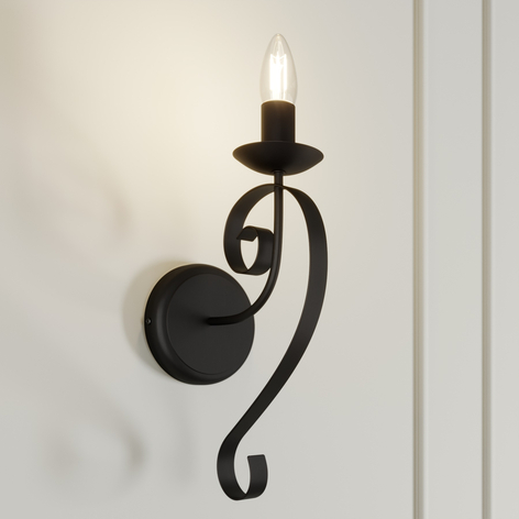 Lindby Shervan Wandleuchte, 1-flammig, braun