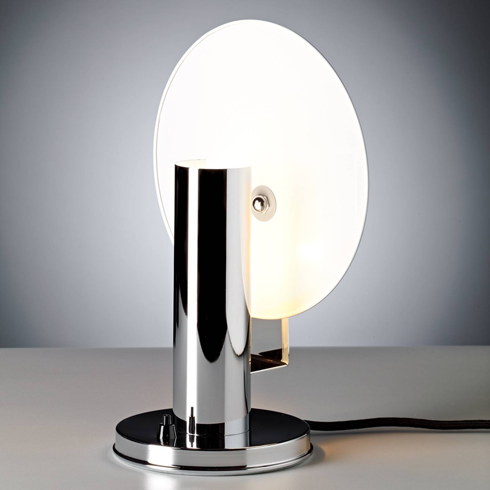 Image of TECNOLUMEN Lampe à poser De Stijl, chromé 