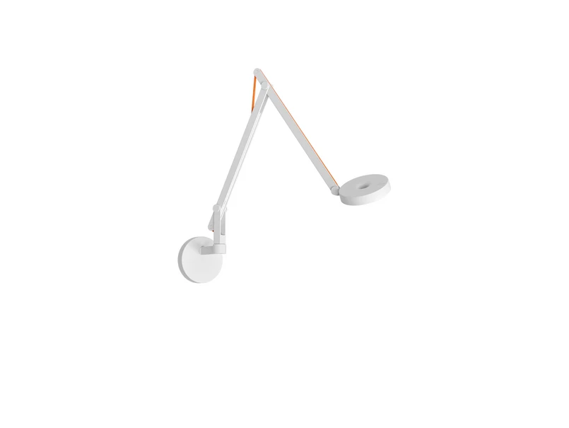 Rotaliana - String W2 Mini Applique Murale DTW Matt White/Orange