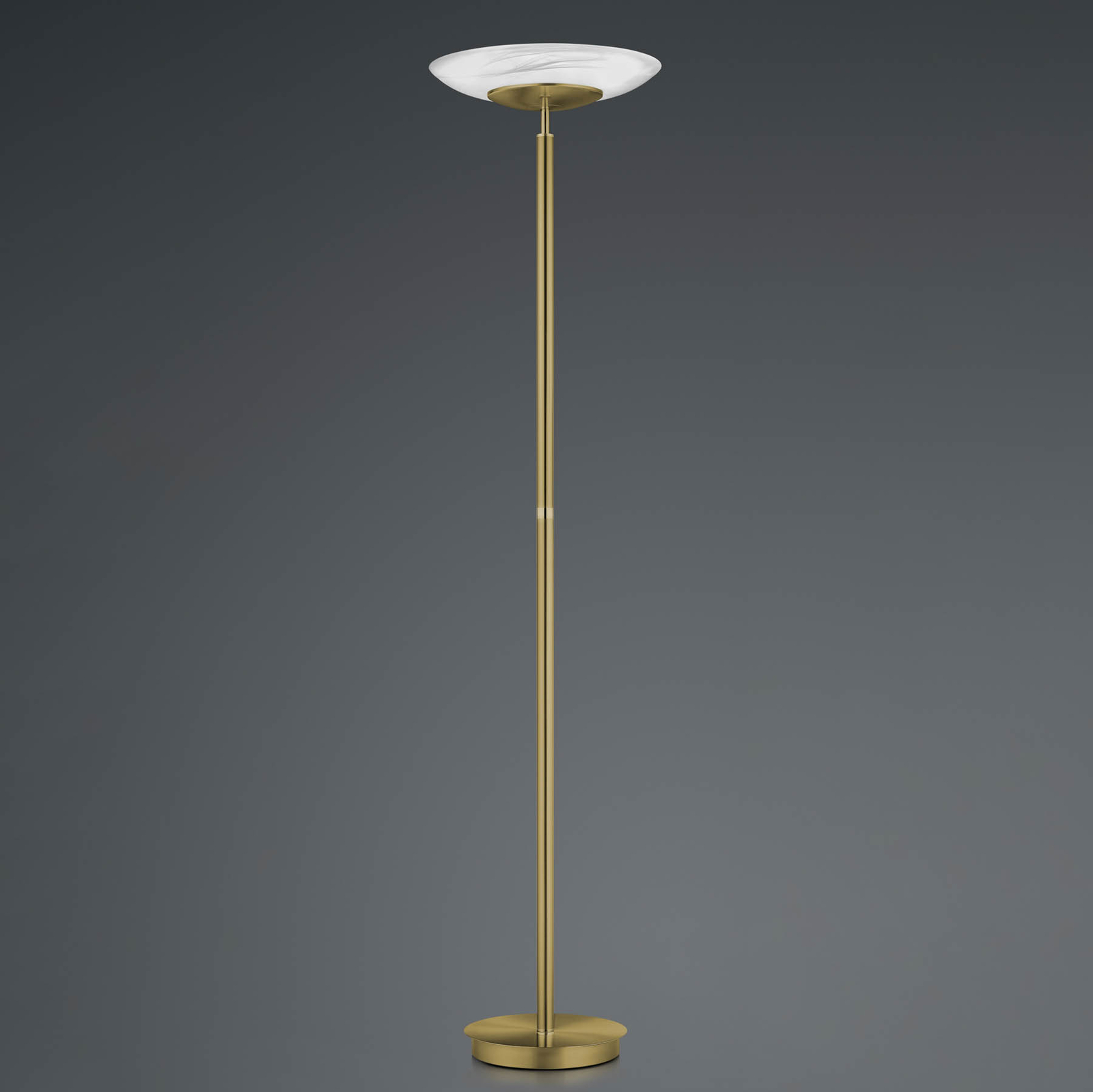 LED-golvlampa Findus, 1 lampa, gammelmässing