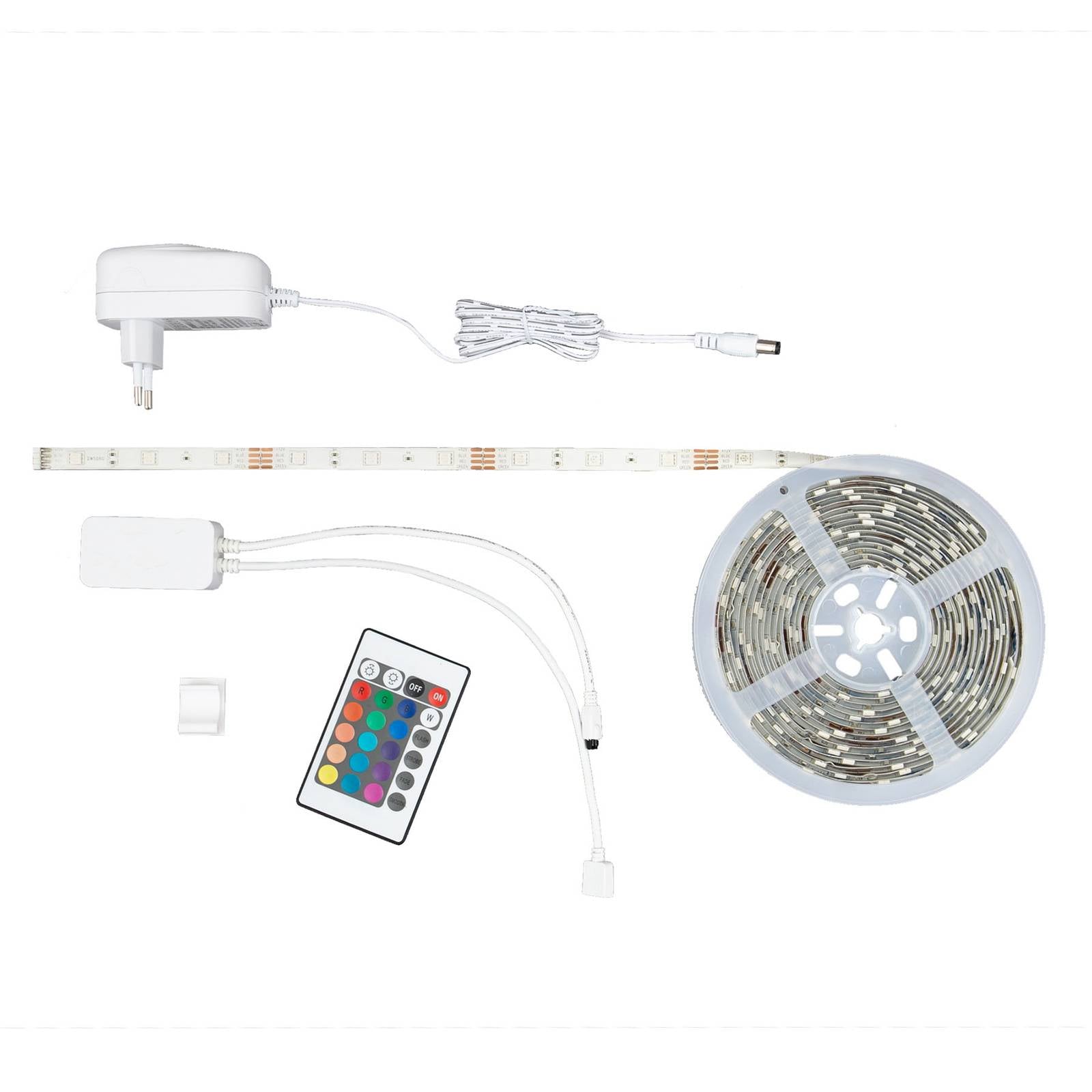 LED-RGB-Strip WiFi, 500cm, mit Fernbedienung