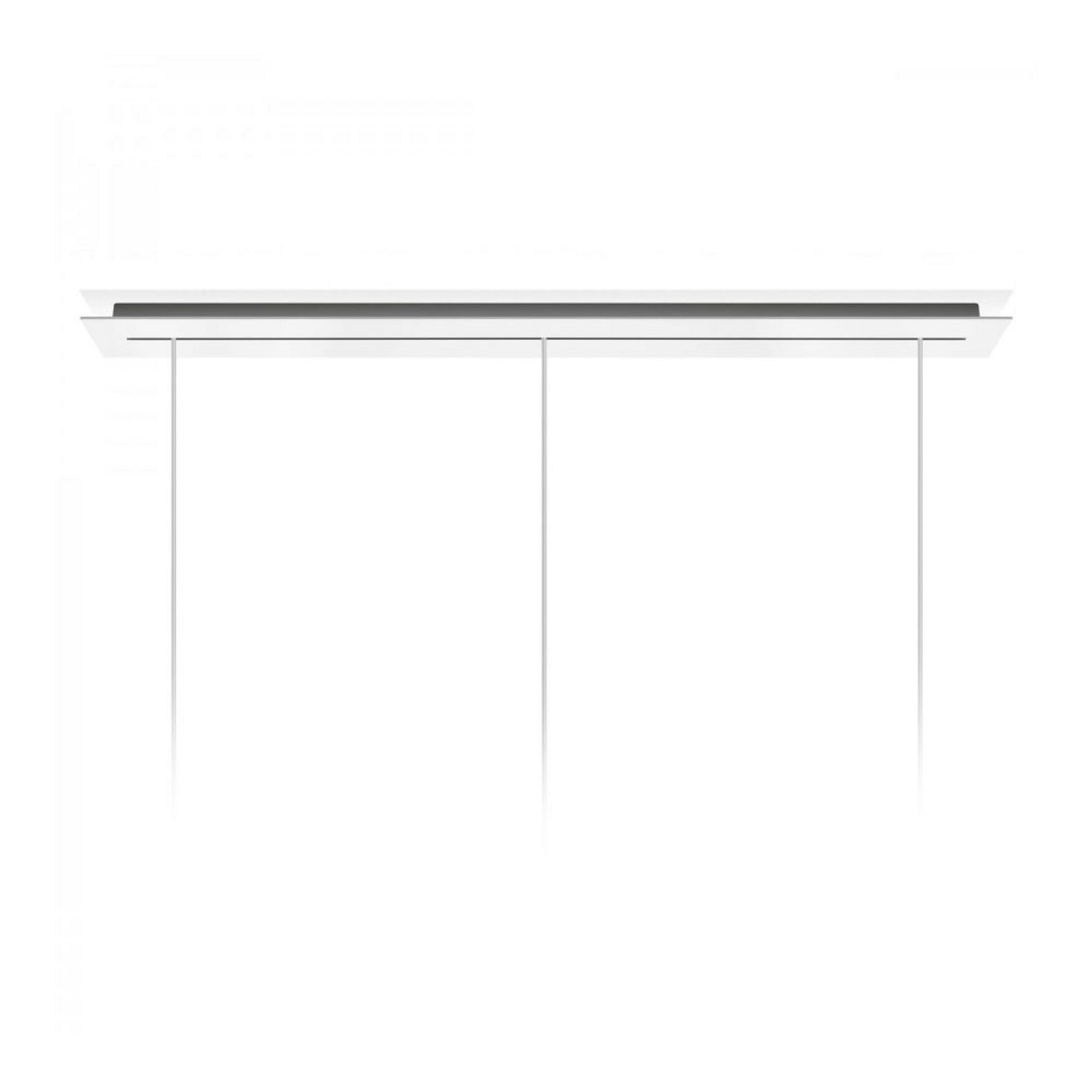 Rosone Multiple Linear Baldacchino 135cm White - Foscarini