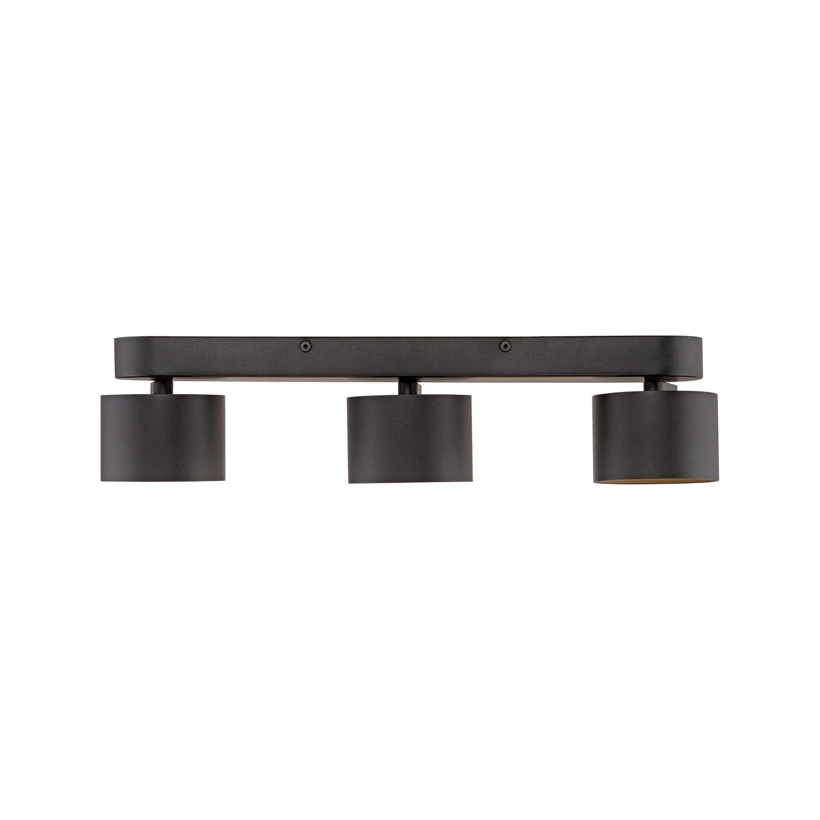 Cup LED-Deckenspot, schwarz, 56 cm, Metall 3-flg. - PURE