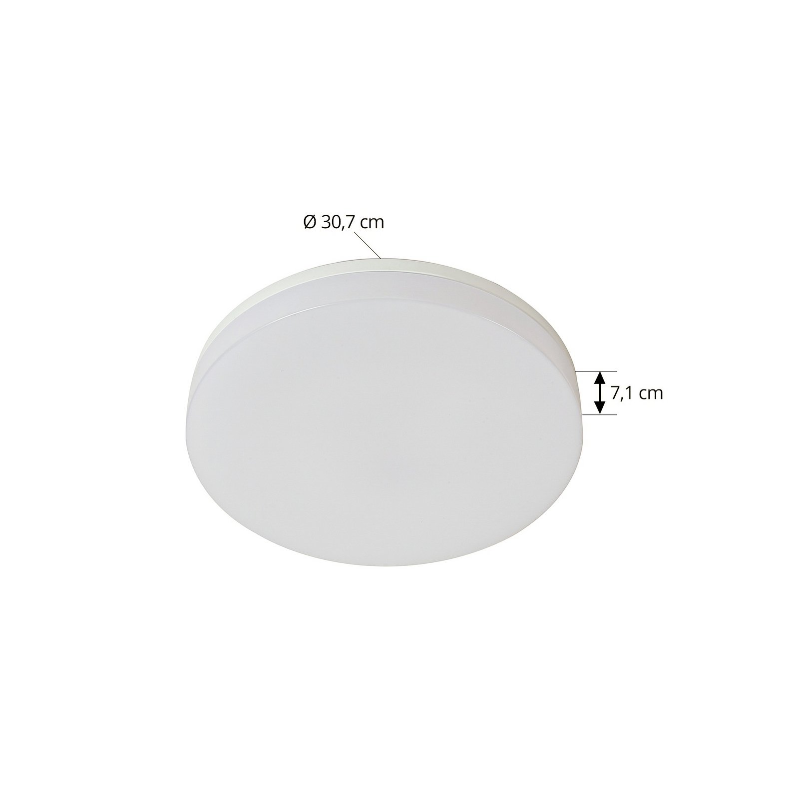 Prios Wynion LED stropna svetilka, CCT app, 30 cm