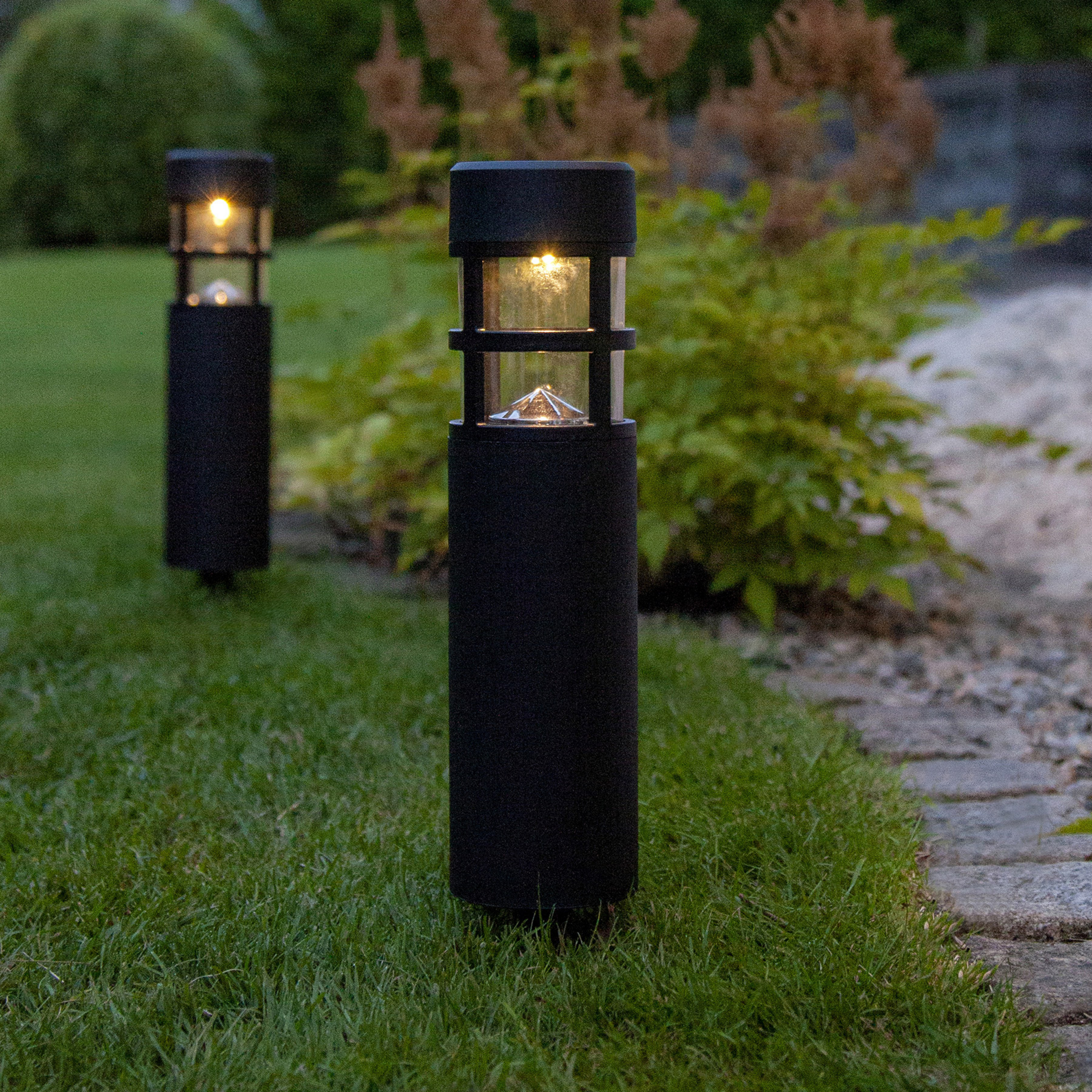 Lampa cokołowa LED Rundi zestaw 2 szt.