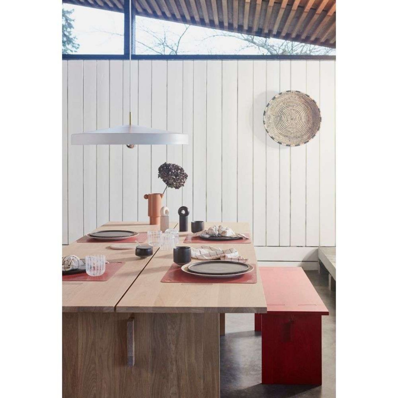 Hatto Pendel Large White OYOY Living Design - Spisestue - Metal