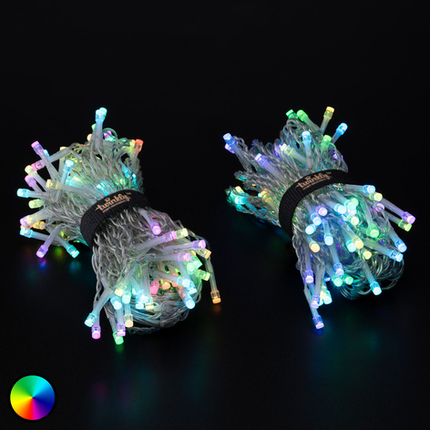 Smarter LED-Lichtervorhang Twinkly für App, RGB