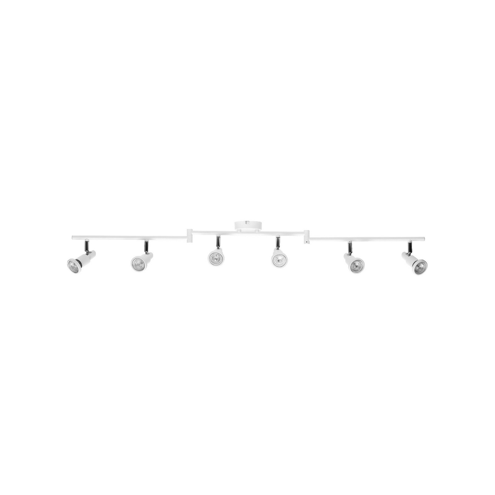 OSRAM Deckenstrahler, weiß, 6-flg., Metall, GU10-LED 927 dim
