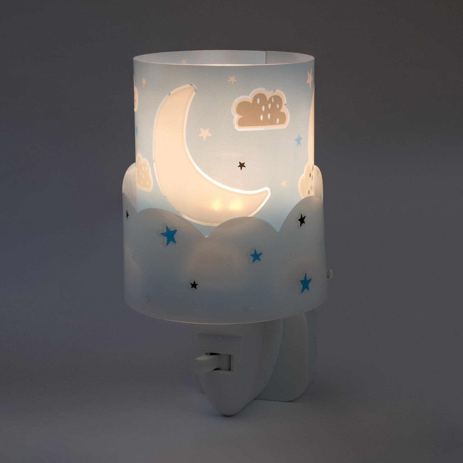 Kinder-LED-Nachtlicht Moon mit Leuchteffekt