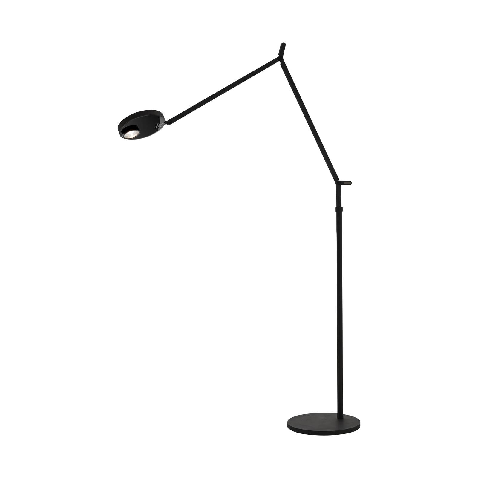 Artemide Demetra olvasás LED állólámpa 930 szürke