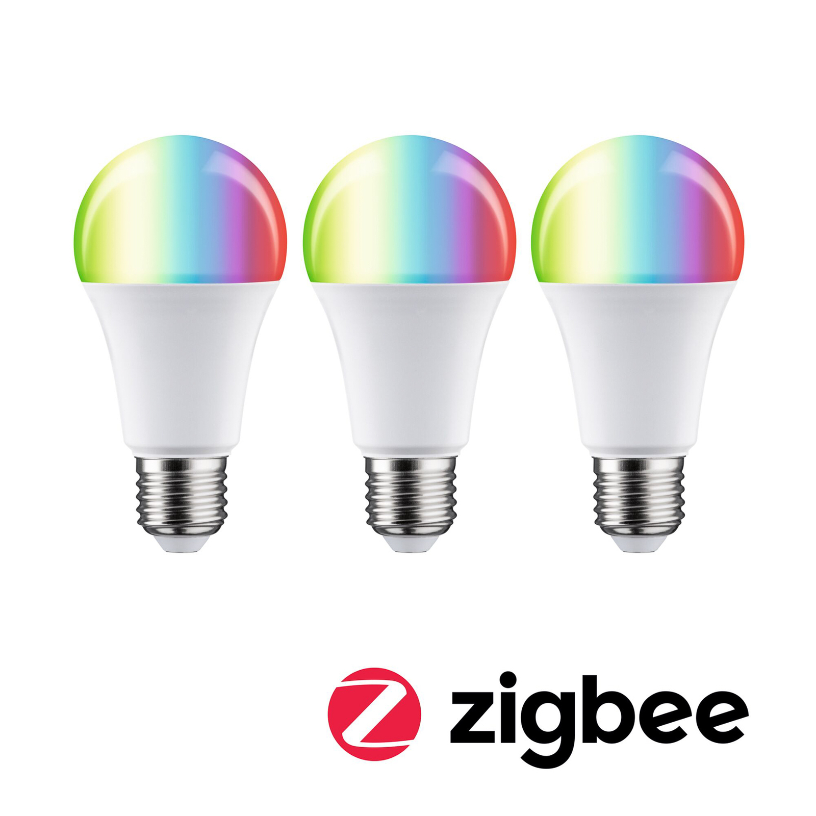Paulmann LED-lampa E27 11W ZigBee RGBW 3-pack