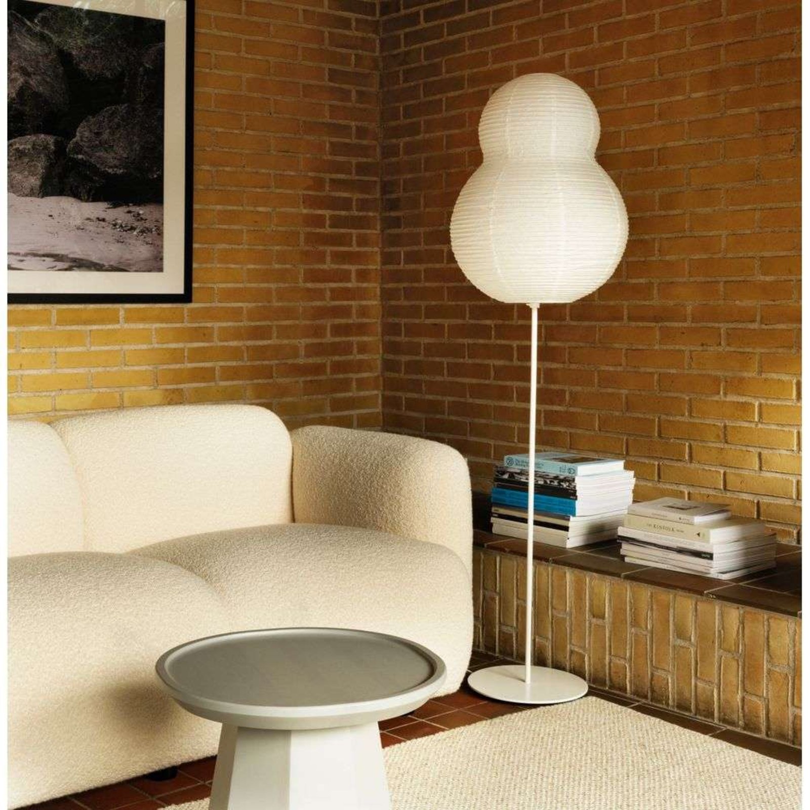 Puff Bubble Floor Lamp White - Normann Copenhagen