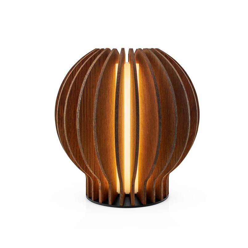 Eva Solo - Radiant Round Portable Lampe de Table Smoked Oak