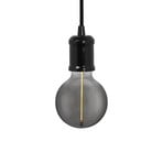 OSRAM Hängelampe VINTAGE 1906 BOBBIN, schwarz Metall Ø 10 cm