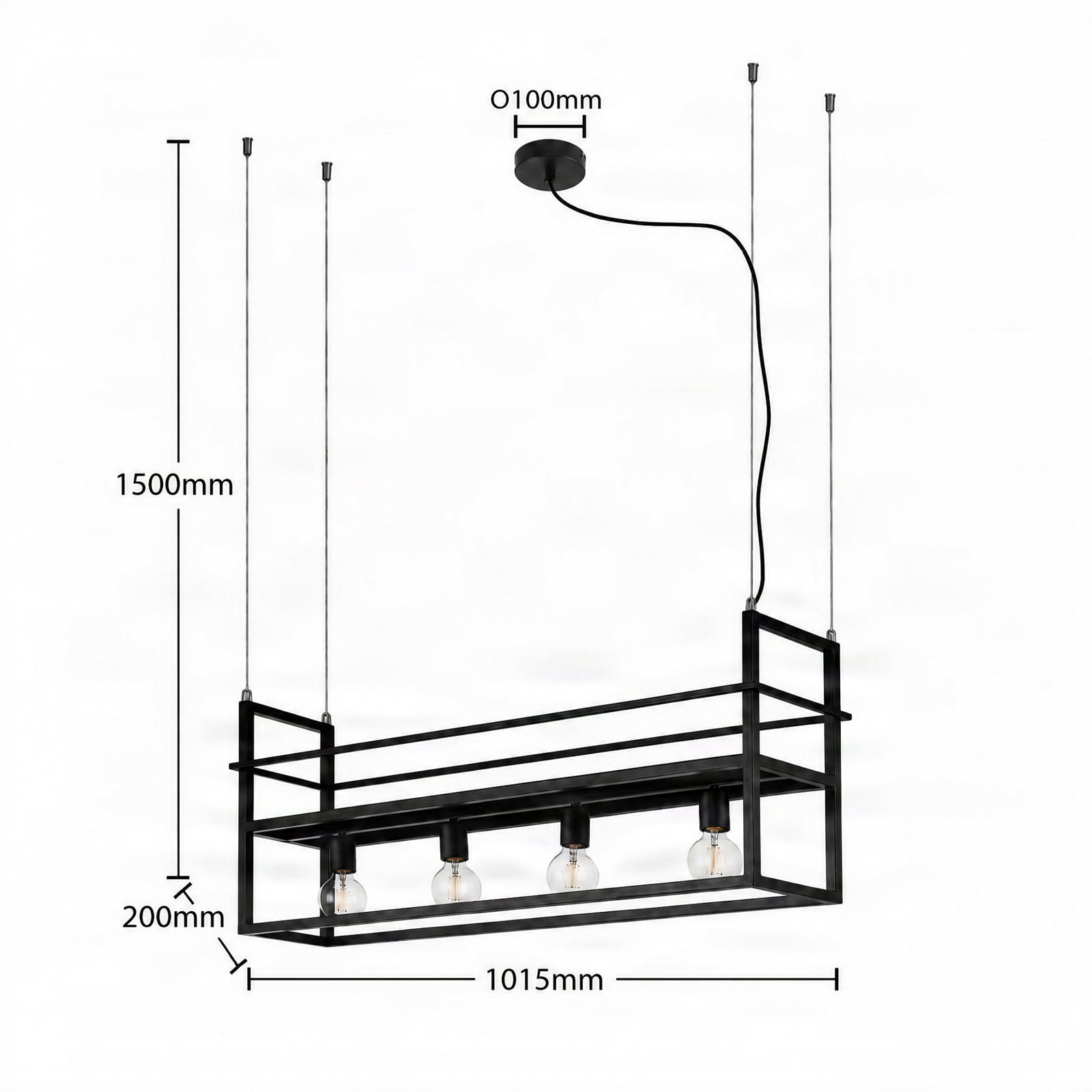 Grisela Pendelleuchte Black - Lindby Grisela Pendelleuchte Black - Lindby