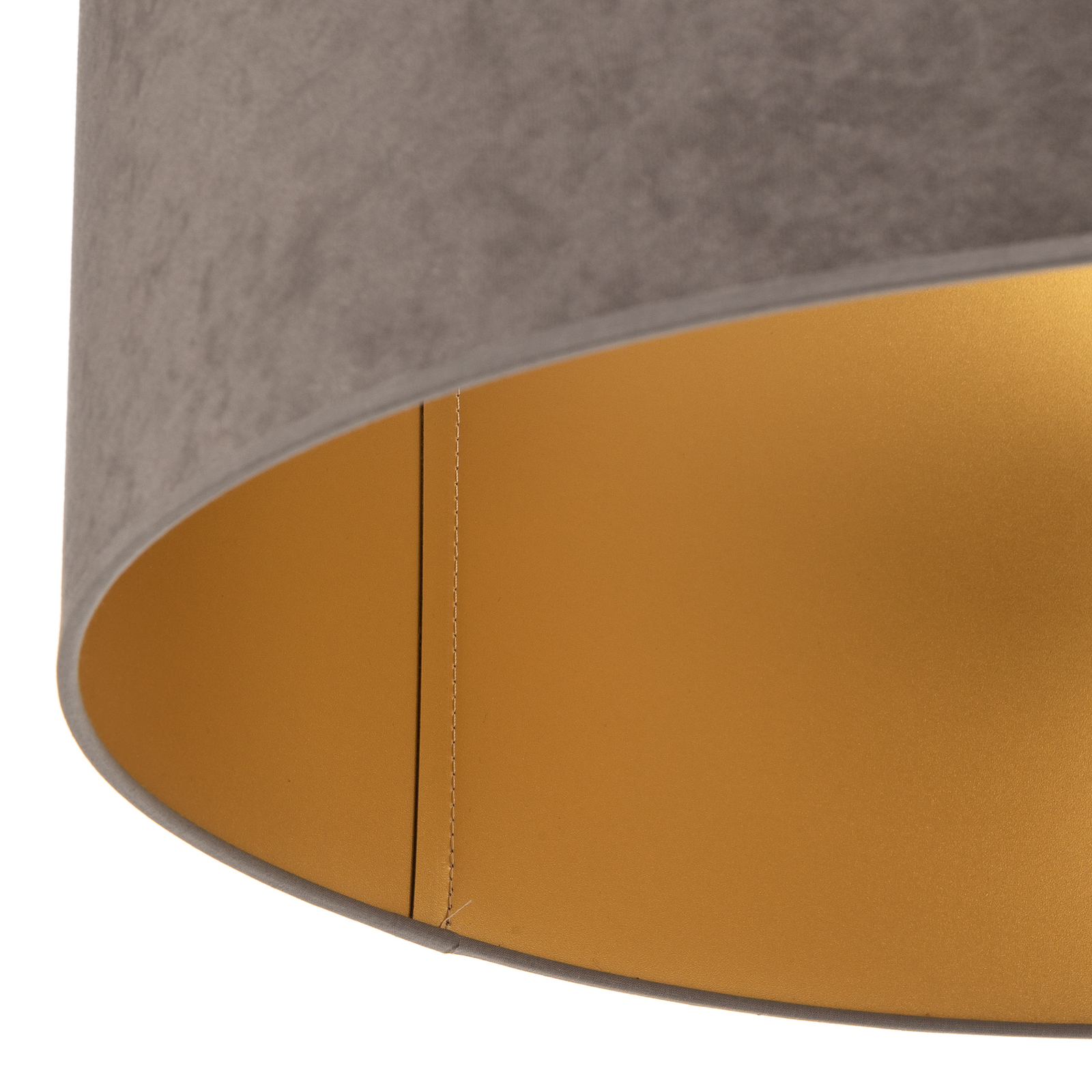 Stropní světlo Golden Roller Ø 60cm šedá/zlatá
