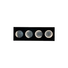 LED svetlo Fasi Della Luna, čierna/strieborná