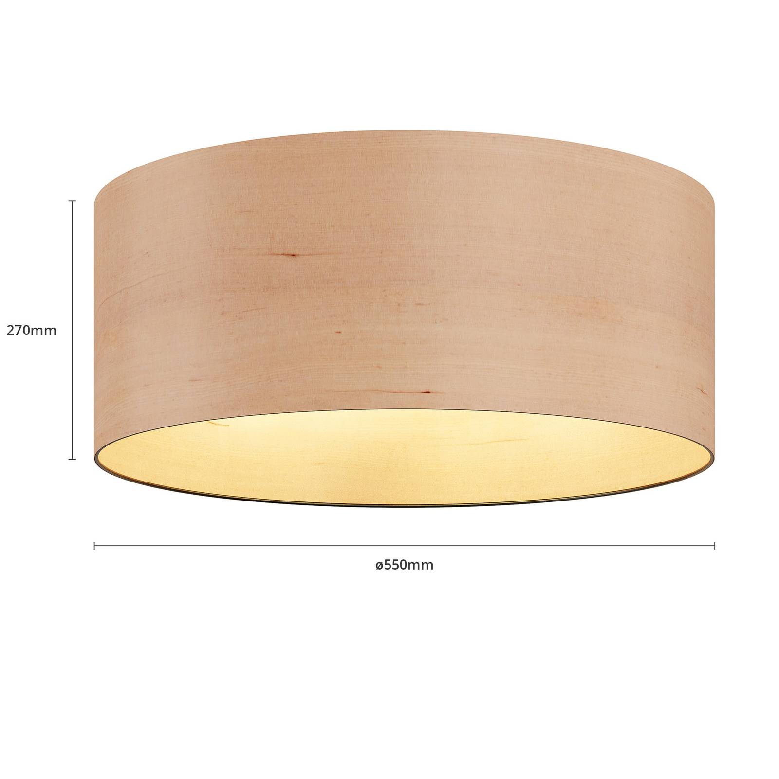 Envostar Veneer lampa sufitowa olcha Ø 55 cm