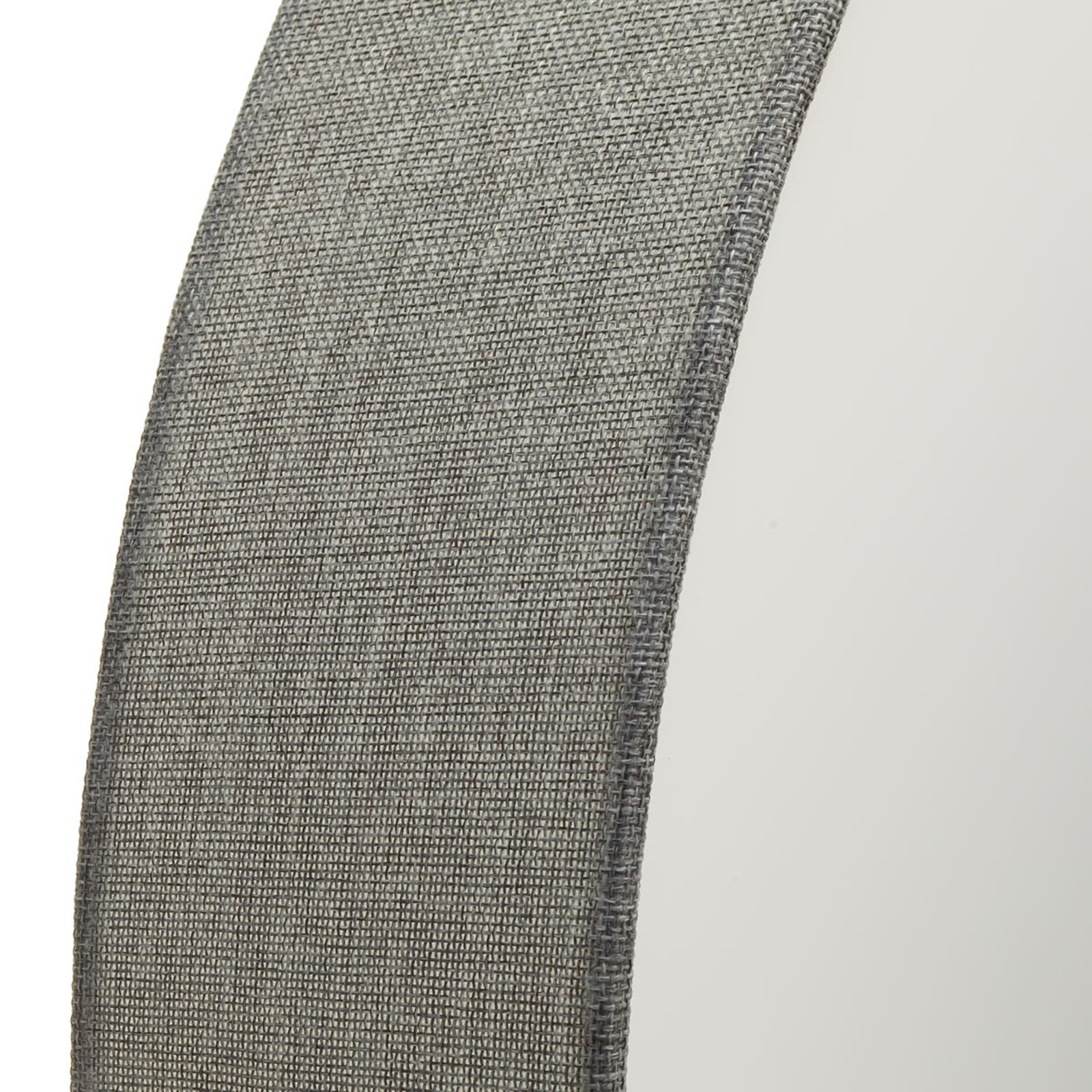 Sivé stropné svietidlo Pasteri s ľanovým tienidlom 76 cm