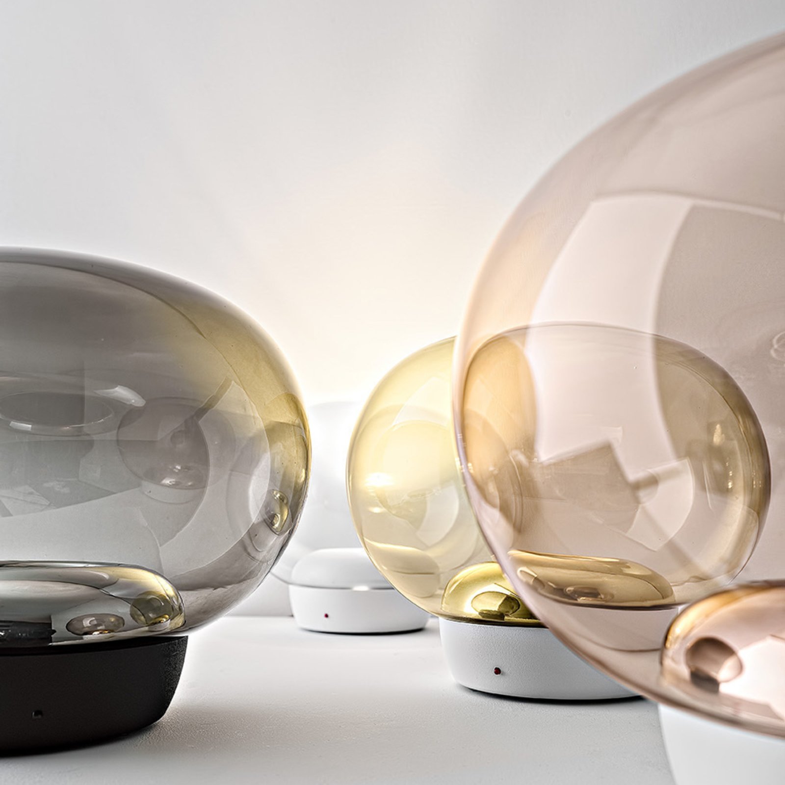 Lampada LED da tavolo La Mariée, trasparente, 28,5 cm - Stilnovo