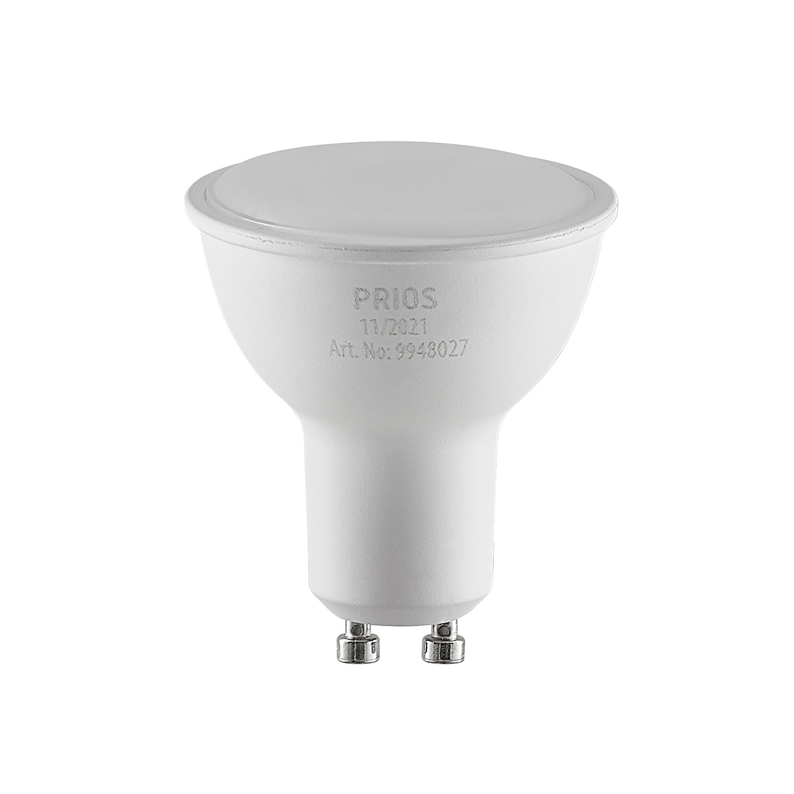 Reflector LED bulb GU10 5 W 2,700 K 120° 10-pack