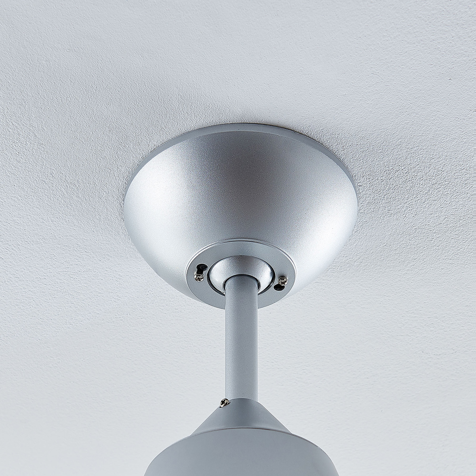 Starluna Pira LED ceiling fan, 3 blades silver
