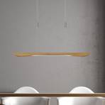 Rothfels Hiba LED pendant light, oak, 88 cm