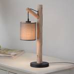 Green Tribu table lamp with paper shade