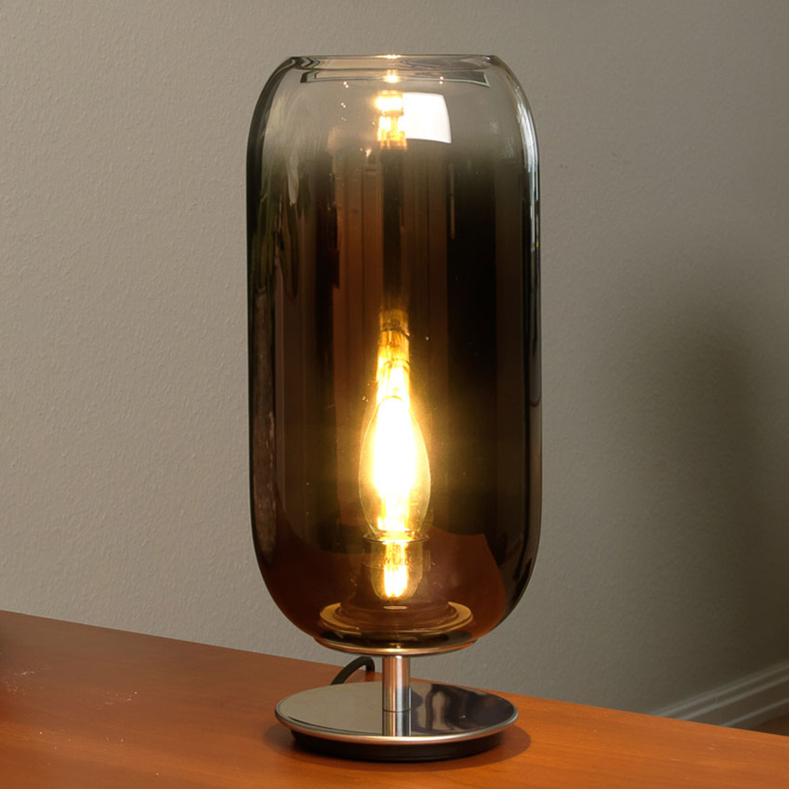 Artemide Gople Mini lampe à poser bronze/argentée