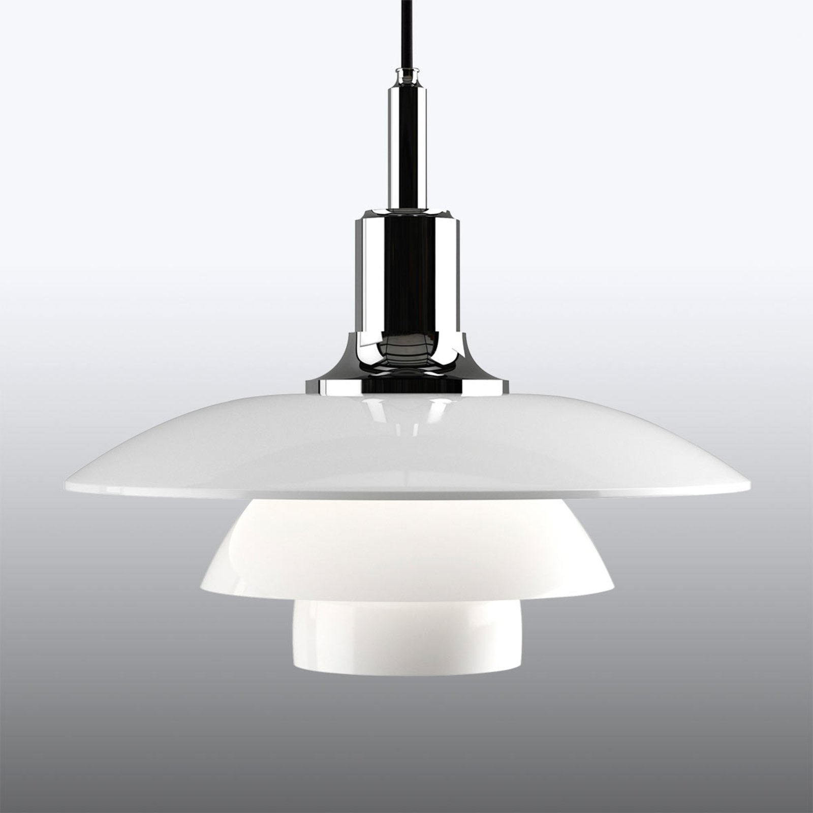 PH 3/2 Taklampa High-Gloss Chrome-Plated - Louis Poulsen
