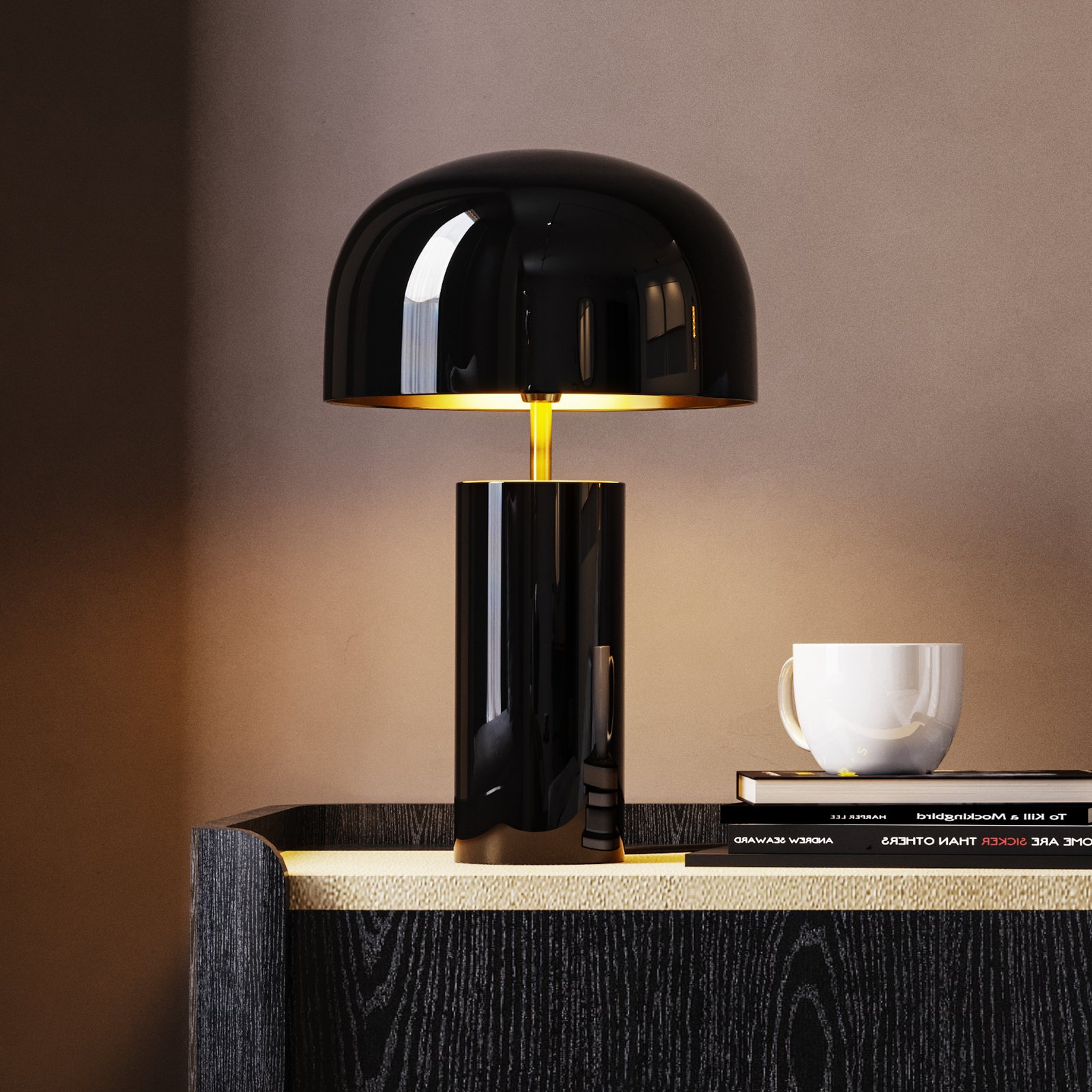 KARE Loungy table lamp, black