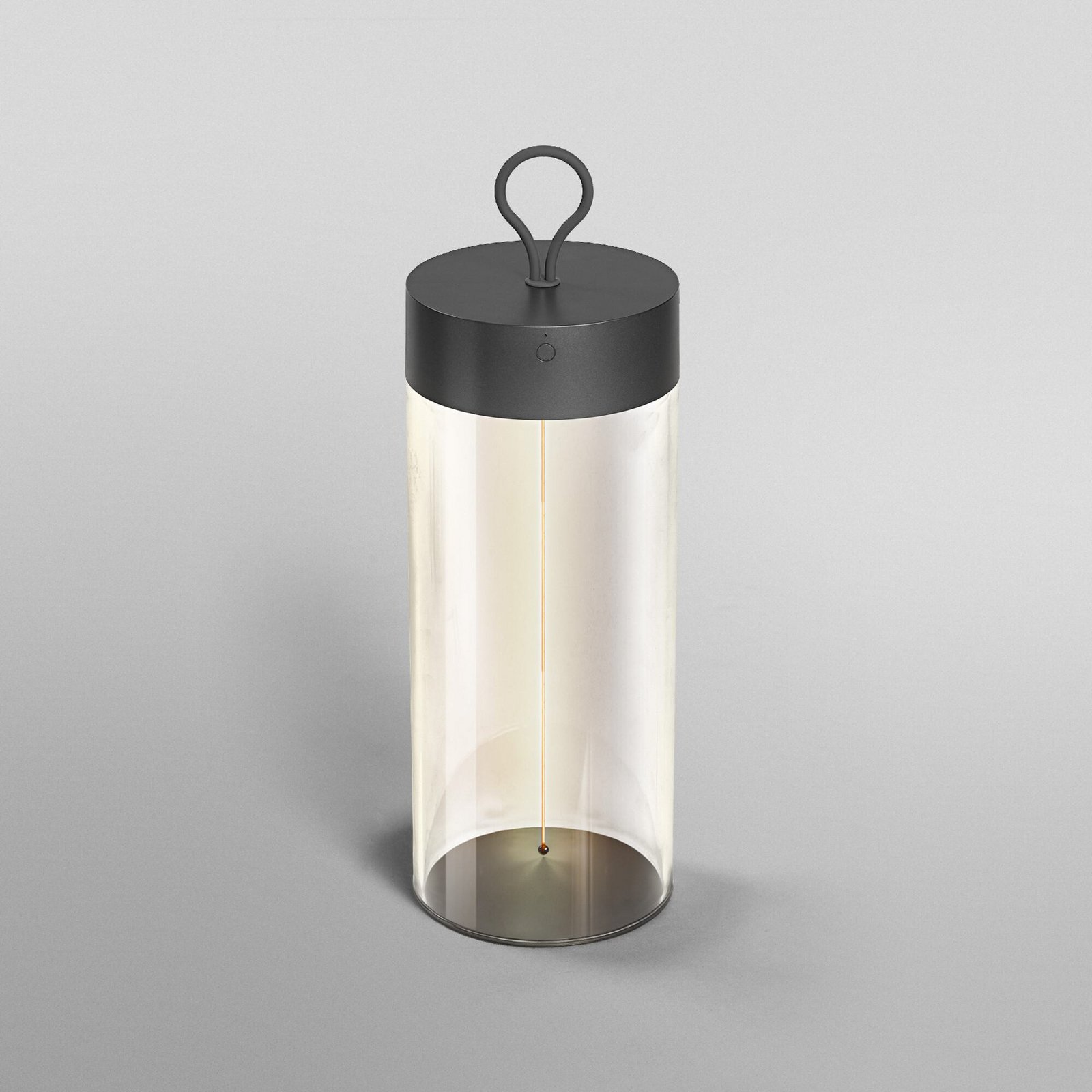 OSRAM LED-Akku-Tischleuchte DECOR FILAMENT, dunkelgrau 32 cm