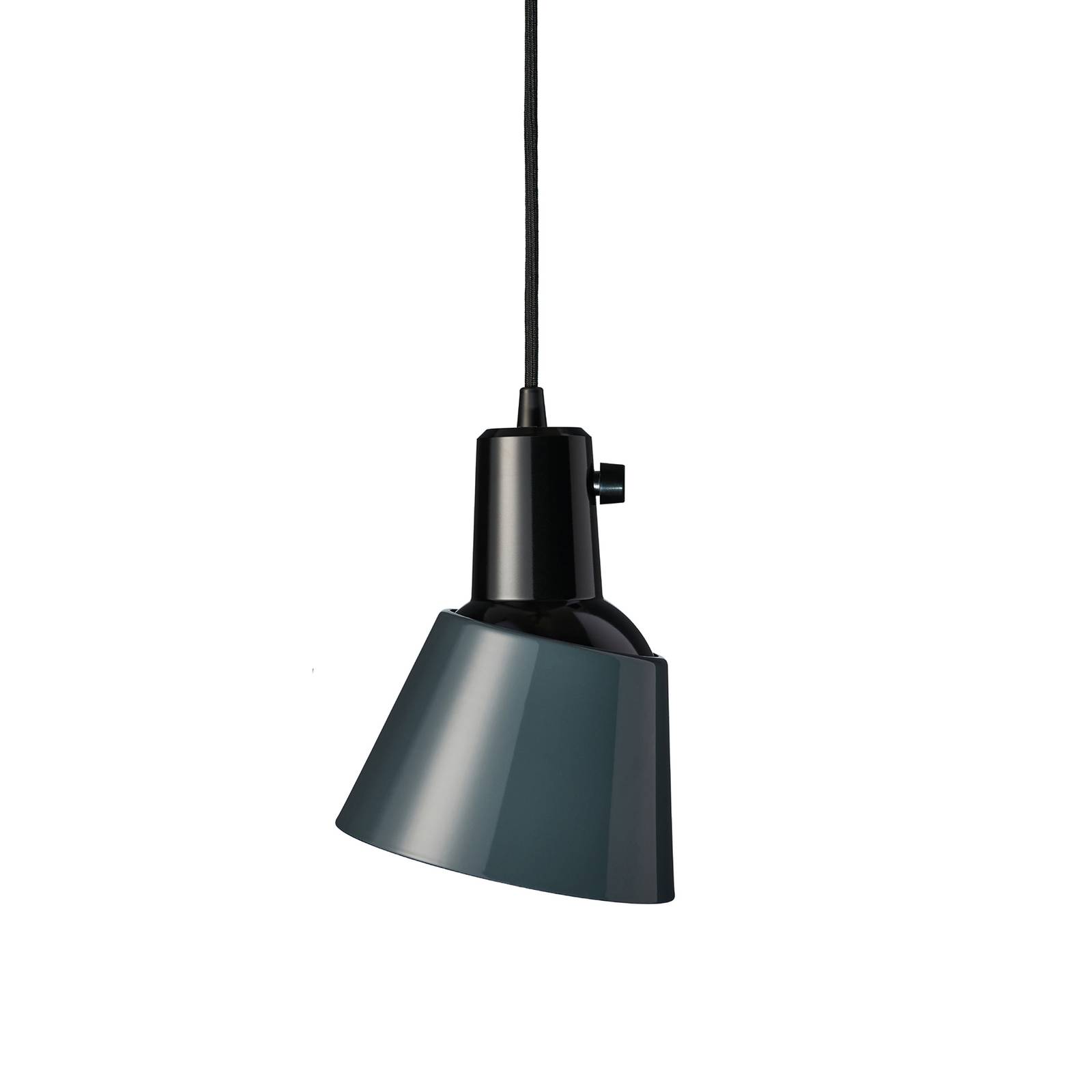 lampa wisząca midgard K831, emaliowana antracytowa