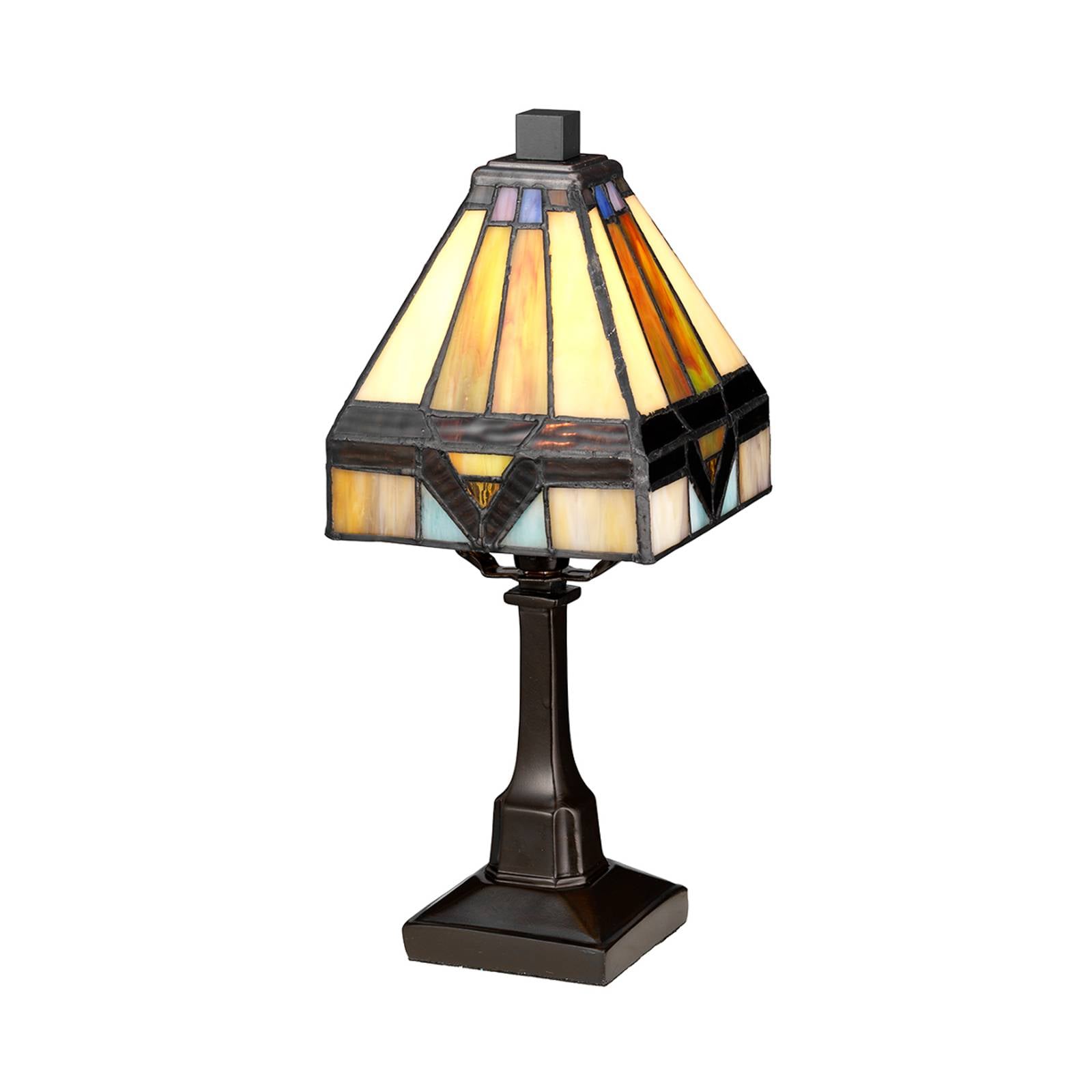 Tischleuchte Holmes im Tiffany-Design