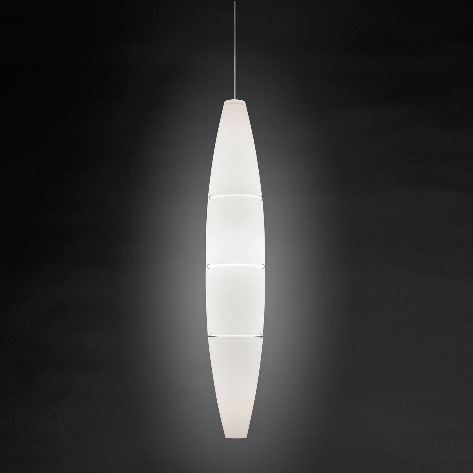 FOSCARINI Foscarini Havana pendant light, for Living / Dining Room, injection moulded polyethylene, metal, E27, 105 W, energy efficiency: A++, H: 130 cm