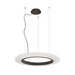 Bover LED hanglamp Roda S/90, bruin/wit, Ø 90 cm, 1-10V