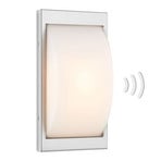 LED lampă de perete pentru exterior 068LEDSEN, oțel inoxidabil, senzor