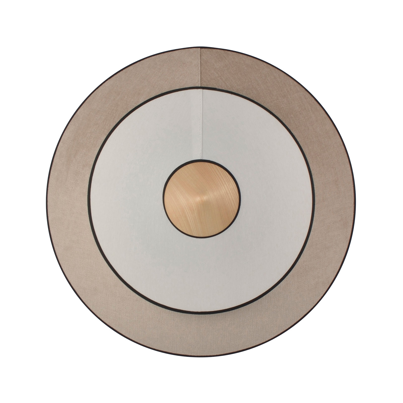Forestier Cymbal S LED wall light, natural