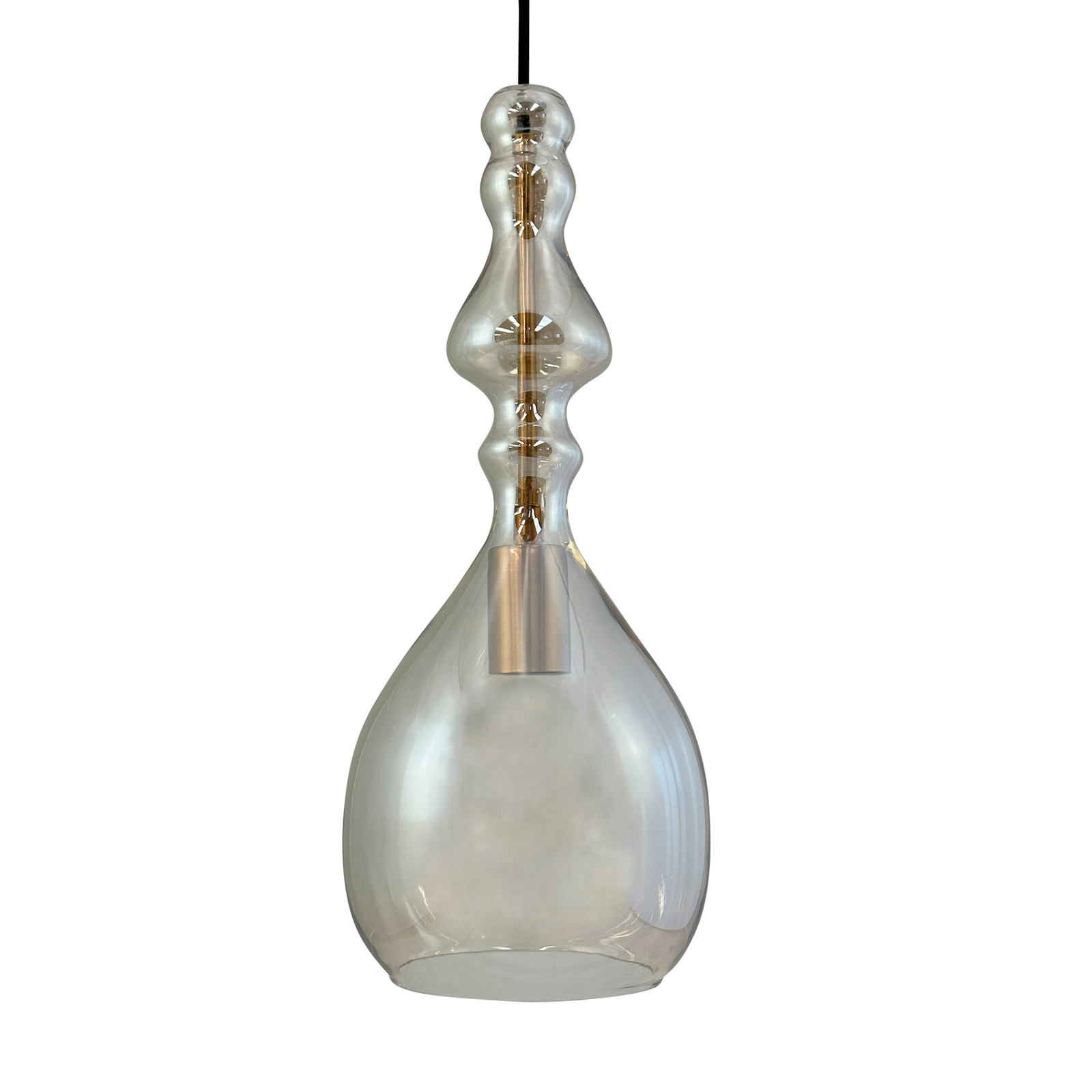Dyberg Larsen Lea hanglamp van glas, amber
