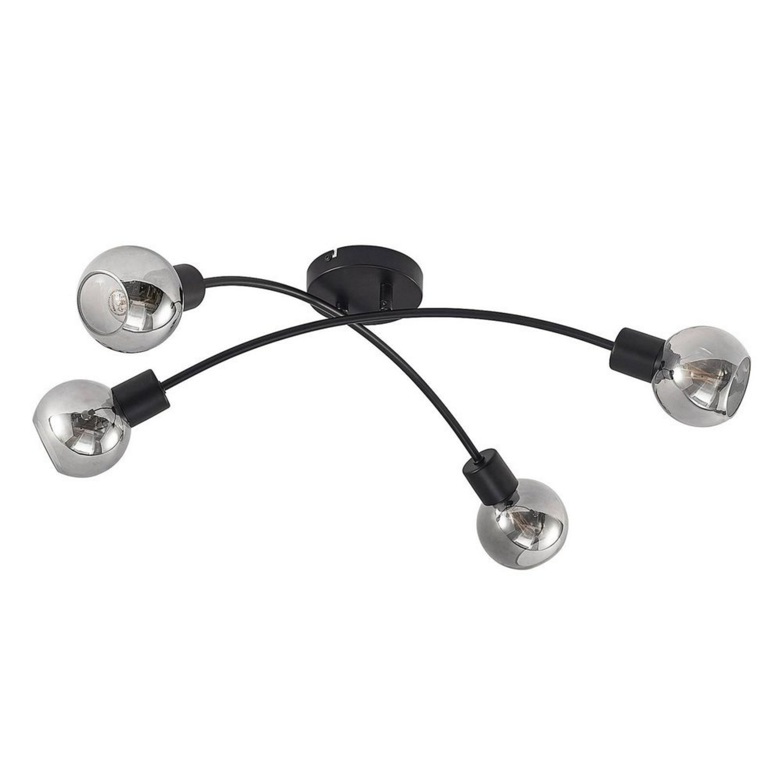 Lioma 4 Stropné Lampa Black - Lindby