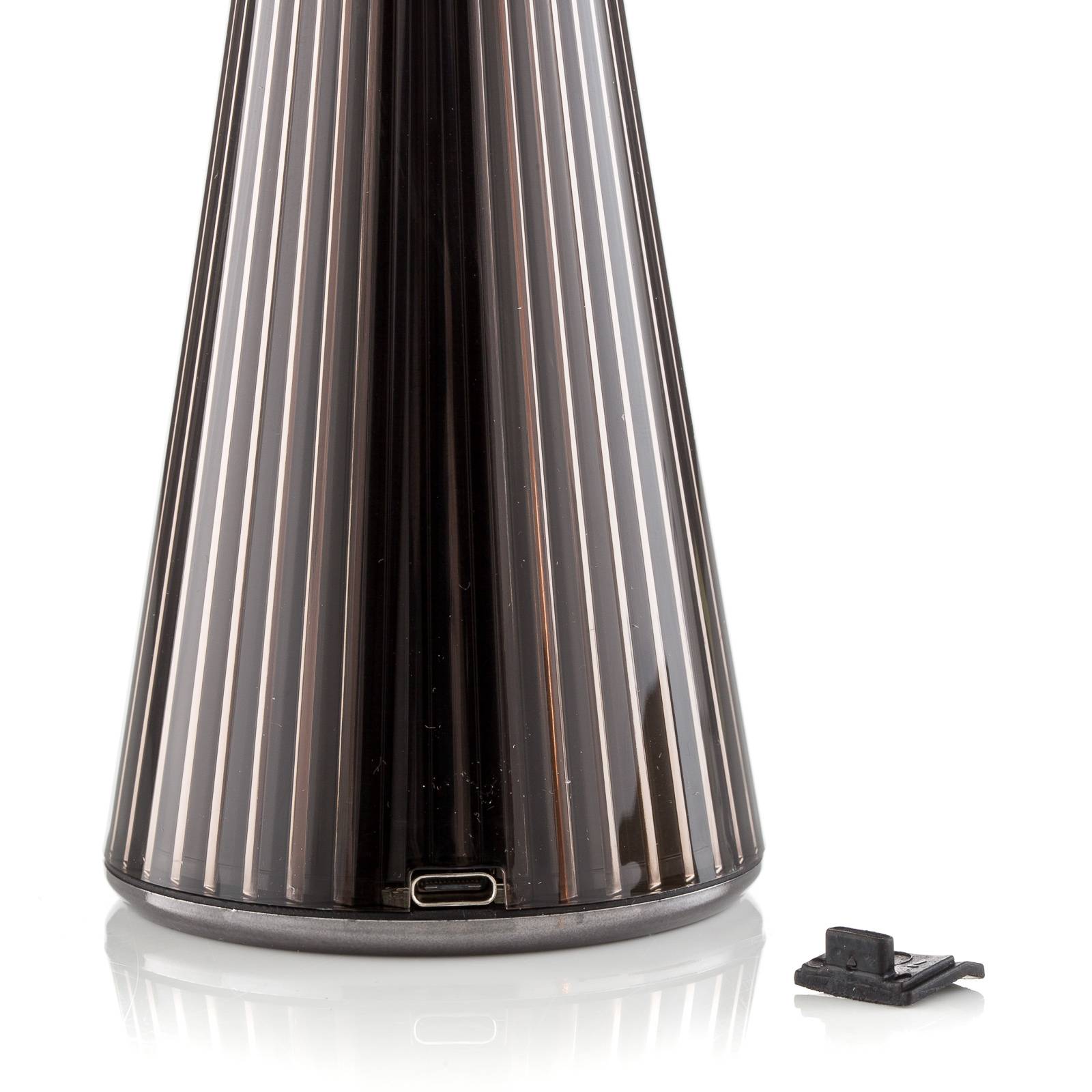 Kartell Space - lampa stołowa LED, tytan