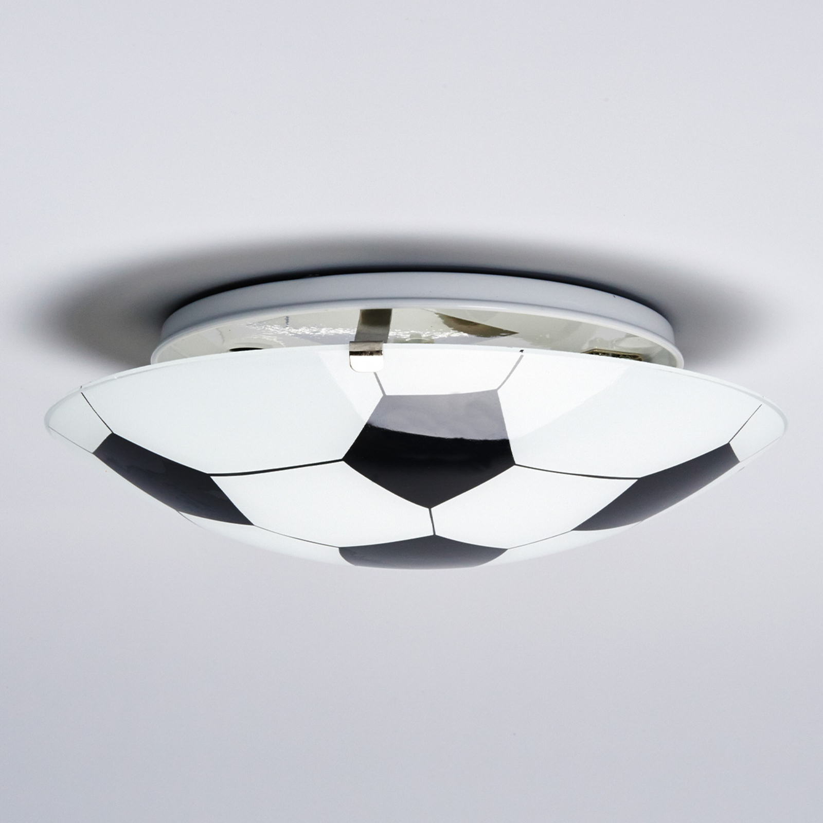 Football Black/White Ceiling Lamp